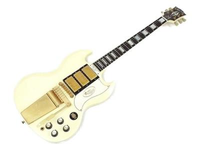 Gibson Custom Shop 1963 Les Paul SG Custom Reissue Classic White VOS w/ Maestro Vibrola
