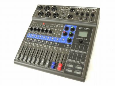 ZOOM LiveTrak L-8 デジタルミキサー 8ch ズーム 音響 ケース付き