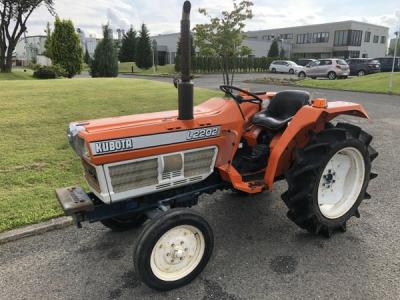 佐賀県発 クボタ L2202 D1402L 1046h 22PS トラクター RL1452 ロータリー付 2WD 軽油 農機具 農業 訳あり