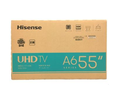 Hisense 55A6G 液晶テレビ 4K 55v型 チューナー内蔵 家電 ハイセンス