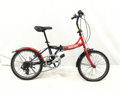 DUCATI ドゥカティ6段変速 折りたたみ 自転車 SDF-206 20インチ
