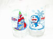 アサヒビール 三ツ矢サイダース バヤリースオレンヂ ドラえもん &amp; パーマン レトロ グラス 2個入り 6セット