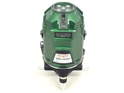 マイト工業 MGS-445GP 超高輝度LDグリーンラインレーザー電子整準方式 受光器 電動工具