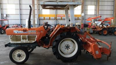佐賀県発 クボタ L2202 D1402L 1046h 22PS トラクター RL1452 ロータリー付 2WD 軽油 農機具 農業 訳あり