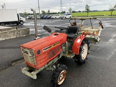 宮城県 加美郡 ヤンマー YM1510D 15馬力 トラクター 738H ディーゼル 4WD ロータリー付 RS1202 農機具 輸出 農業機械
