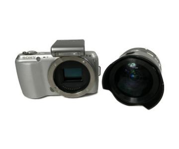 SONY ソニー α NEX-C3 W カメラ ミラーレス一眼 ホワイト SEL16F28 広角レンズ セット