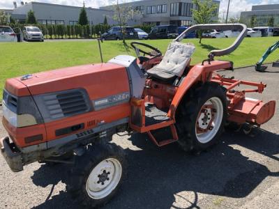 クボタ GL220 BSMARP トラクター 22馬力 4WD パワステ 倍速 自動水平 ロータリー 直