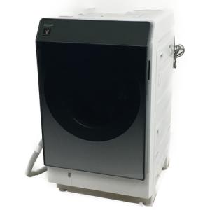 シャープ SHARP ES-W112-SL ドラム式 洗濯乾燥機 洗濯11.0kg 乾燥6.0kg ヒートポンプ乾燥 左開き 大型