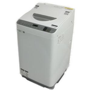 シャープ ES-TX5D タテ型洗濯乾燥機 上開き 洗濯5.5kg 乾燥3.5kg 家電