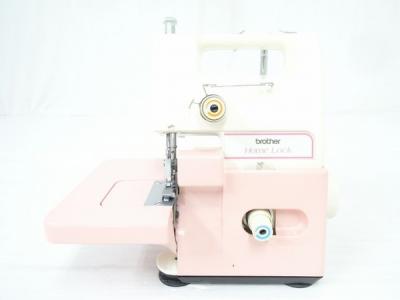 brother TE4-B222 ホームロック ミシン 家庭用 2本糸 裁縫 ブラザー 昭和60年頃 家電 ハンドクラフト 手芸