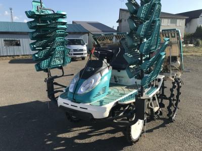 茨城県発 クボタ 田植え機 NSU67 KT5R 6条植え こまきちゃん 141h ガソリン パワステ HST ロータリー式 直