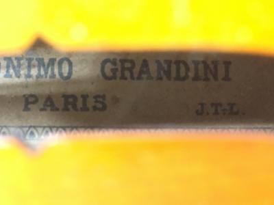 Grandini Violin Geronimo Grandini Paris JTL 3/4 バイオリン 弓付き