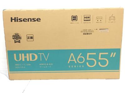 Hisense 55A6G 液晶テレビ 4K 55v型 チューナー内蔵 家電 ハイセンス