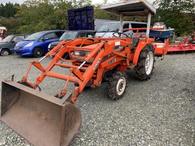 岩手県発 クボタ サンシャイン Z L1-225D トラクター 4WD 22馬力 RL15 ロータリー グレイスローダー 付 乗用 農耕用 直