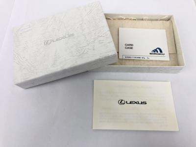 LEXUS ノベルティ レクサス カードケース 名刺入れ 木製 木目(財布)の