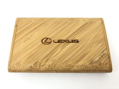 LEXUS ノベルティ レクサス カードケース 名刺入れ 木製 木目(財布)の