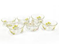 PYREX パイレックス 花柄 小鉢 6客セット 陶器 食器 コレクション インテリア キッチン雑貨