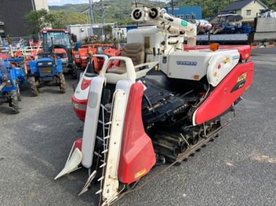 鳥取県 鳥取市 ヤンマー コンバイン AJ216 デバイダー付属 396時間 稲刈り 水田 小型農業機械 農業 直