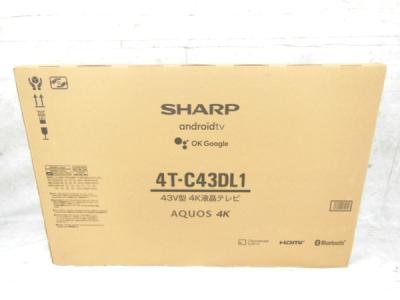 SHARP AQUOS 43型 液晶テレビ 4T-C43DL1 4Kチューナー内蔵
