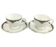 WEDGEWOOD カップ ソーサー 2セット 計4点 ティーセット 食器 花柄