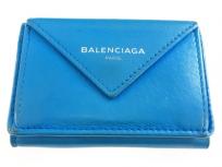 BALENCIAGA DLQ0N 4316 ペーパー ミニ ウォレット 財布 バレンシアガ