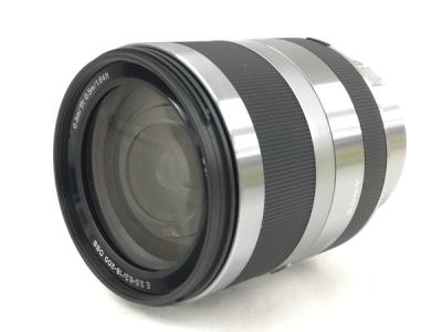 SONY ソニー E 18-200mm F3.5-6.3 OSS SEL18200 カメラレンズ ズーム 高倍率 シルバー
