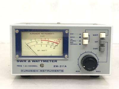 KURANISHI RW-211A SWR &amp; WATTMETER RW-211A パワー計 1.8~1300MHz クラニシ 通過形電力計 アマチュア無線機