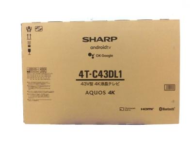 SHARP AQUOS 43型 液晶テレビ 4T-C43DL1 4Kチューナー内蔵