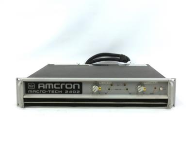 Amcron Macro-Tech 2402 パワー アンプ 音響機材 PA
