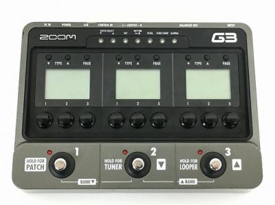 ZOOM G3 ギターエフェクター アンプシミュレーター 楽器 ギター周辺機器(アンプ・エフェクター・パーツ) ギターアンプ アンプシミュレーター