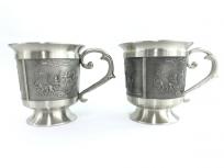 Kings Pewter ゴブレット カップ 錫製 ペア 2個