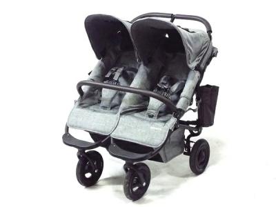 引取限定AirBuggy COCO DOUBLE FROM BIRTH ココダブル EX フロムバース アースサンド エアバギー 双子 ベビーカー 訳あり