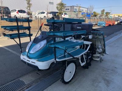 茨城県発 クボタ 田植え機 NSU67 KT5R 6条植え こまきちゃん 141h ガソリン パワステ HST ロータリー式 直