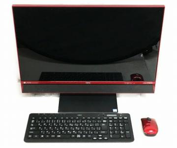 NEC LAVIE Desk All-in-one DA770/DAR-KS PC-DA770DAR-KS 一体型 PC 23.8型 i7 6500U 2.5GHz 8GB HDD3TB Win10 Home 64Bit クランベリーレッド