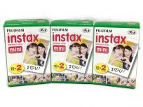 FUJIFILM チェキ instax インスタントフィルム mini クレジットカードサイズ フィルム 20個×3個セット
