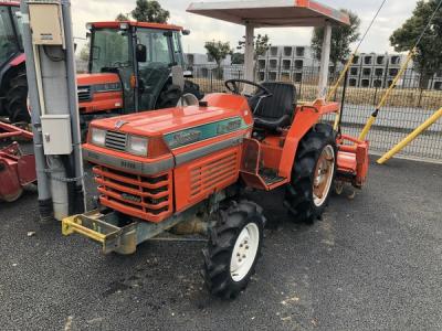 鳥取県 鳥取市 クボタ L1-205D トラクター 20馬力 4WD 1295H ロータリー付 KUBOTA 農機具 訳あり