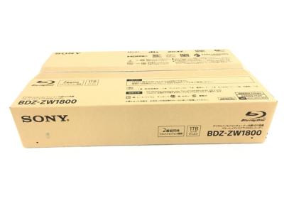 SONY BDZ-ZW1800 ブルーレイ DVD レコーダー 1TB ソニー
