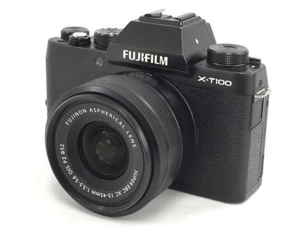 FUJIFILM X-T100 SUPER EBC XC 15-45mm 1:3.5-5.6 OIS PZ ミラーレス