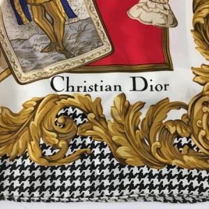 Christian Dior クリスチャンディオール スカーフ 絹100% 鐘紡 Christian Dior シルク スカーフ 鐘紡 クリスチャンディオール