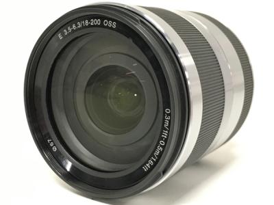 SONY ソニー E 18-200mm F3.5-6.3 OSS SEL18200 カメラレンズ ズーム 高倍率 シルバー