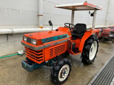 岩手県発 クボタ サンシャイン Z L1-225D トラクター 4WD 22馬力 RL15 ロータリー グレイスローダー 付 乗用 農耕用 直