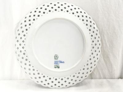 ROYAL COPENHAGEN 1098 ブルーブルーテッド フルレース オープンワーク