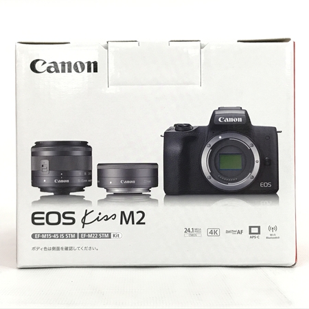 Canon EOS Kiss M2 ダブルレンズキット(ミラーレス一眼)-