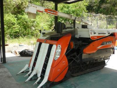 仙台 Kubota クボタ ARN445 コンバイン 4条刈 45馬力 987h グレンタンク 区分 DXMW2 デラックス仕様 デバイダー 付 農機具 直