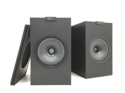 KEF Q150 ブックシェルフ スピーカー ペア サテンブラック グリル付 オーディオ