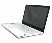 FUJITSU FMV LIFEBOOK AH WA3/B1 FMVWB1A38W 15.6型 ノートパソコン Intel Core i7-7700HQ 2.80GHz 8GB SSD 256GB Windows 10 Pro プレミアムホワイト 訳あり