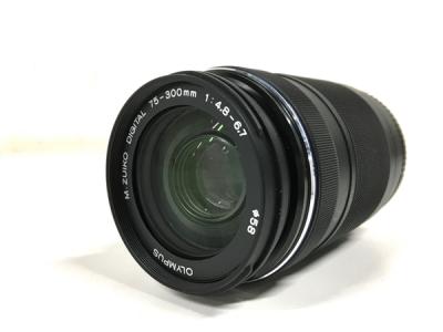 OLYMPUS オリンパス M.ZUIKO DIGITAL ED 75-300mm F4.8-6.7 II カメラ ズームレンズ 望遠 ブラック