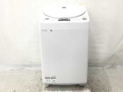 SHARP ES-TX8E-W 洗濯容量8 kg	乾燥容量4.5 kg 洗濯乾燥機 2021年製 家電 大型