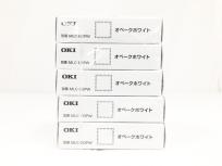 OKI MICROLINE 7050c用 MLC-EOPW オペークホワイト インクカートリッジ 5本セット トナー