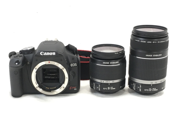 Canon EOS Kiss X3 ダブルズームキット EF-S 18-55mm F3.5-5.6 IS EF-S ...